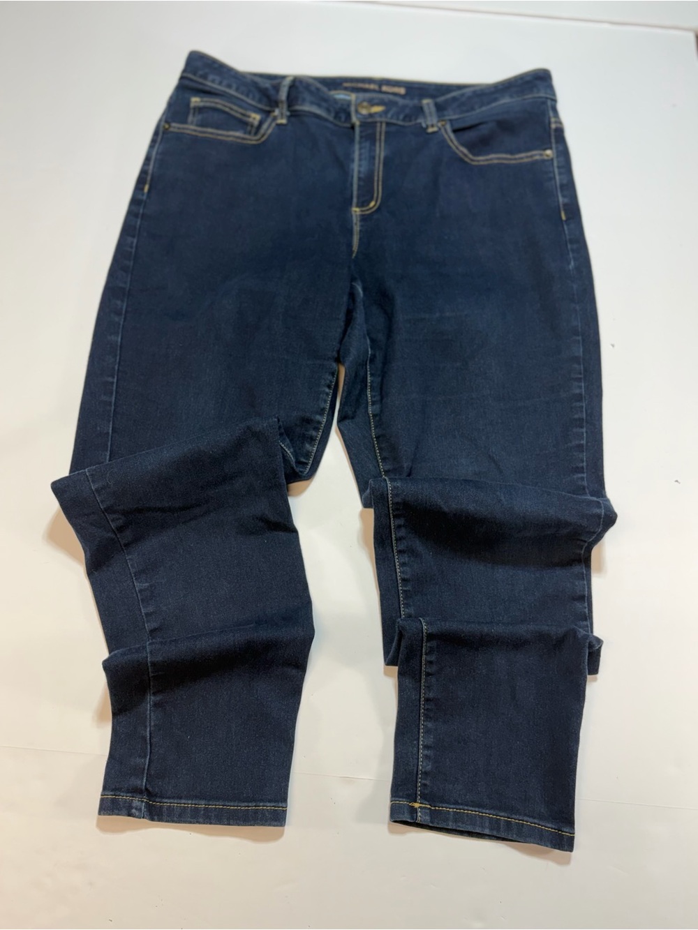 Michael Kors Izzy Skinny Dark Wash Stretch Jeans Size 14W